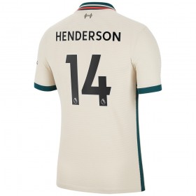 Camisolas de futebol Liverpool Henderson 14 Equipamento Alternativa 2021/22 Manga Curta